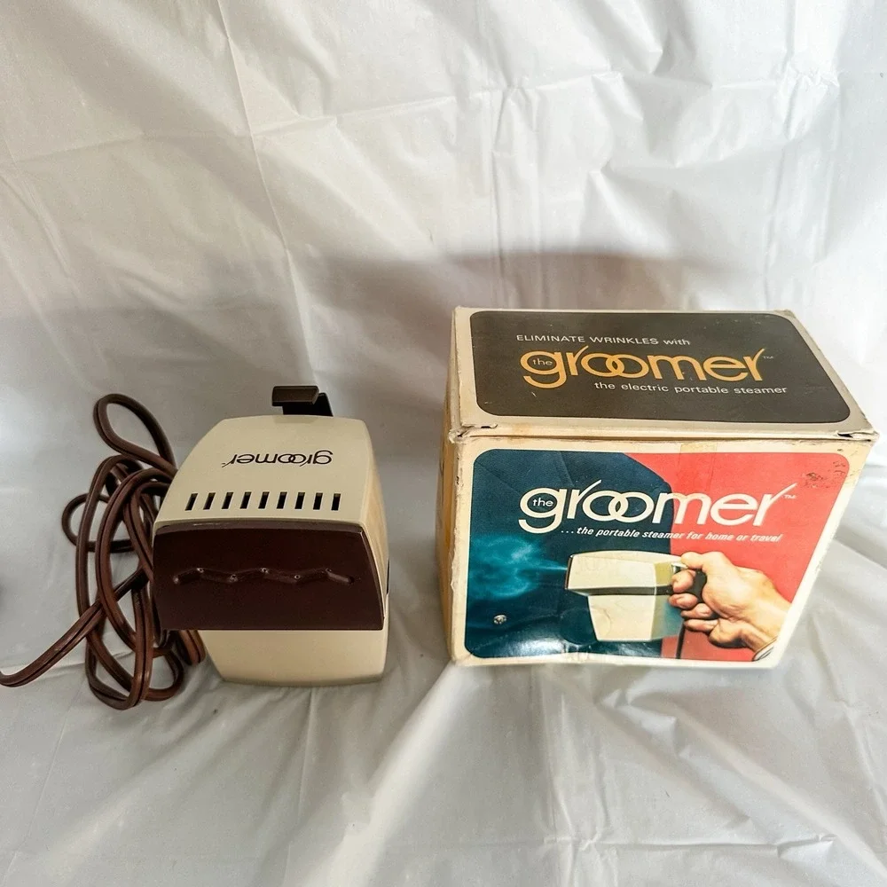 Vtg The Groomer Steamer Rare 70's‎ Electric Portable [Y33]